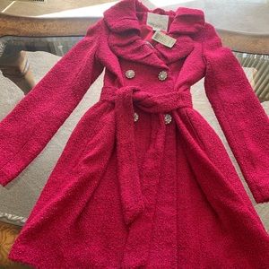 Pink coat. Light weight. For spring and fall.